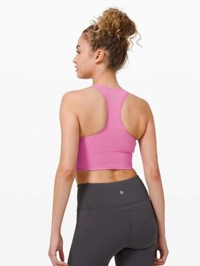 Lululemon Ebb to Train Bra *Medium Support, C/D Cup
Magenta Glow Size 6